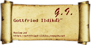 Gottfried Ildikó névjegykártya